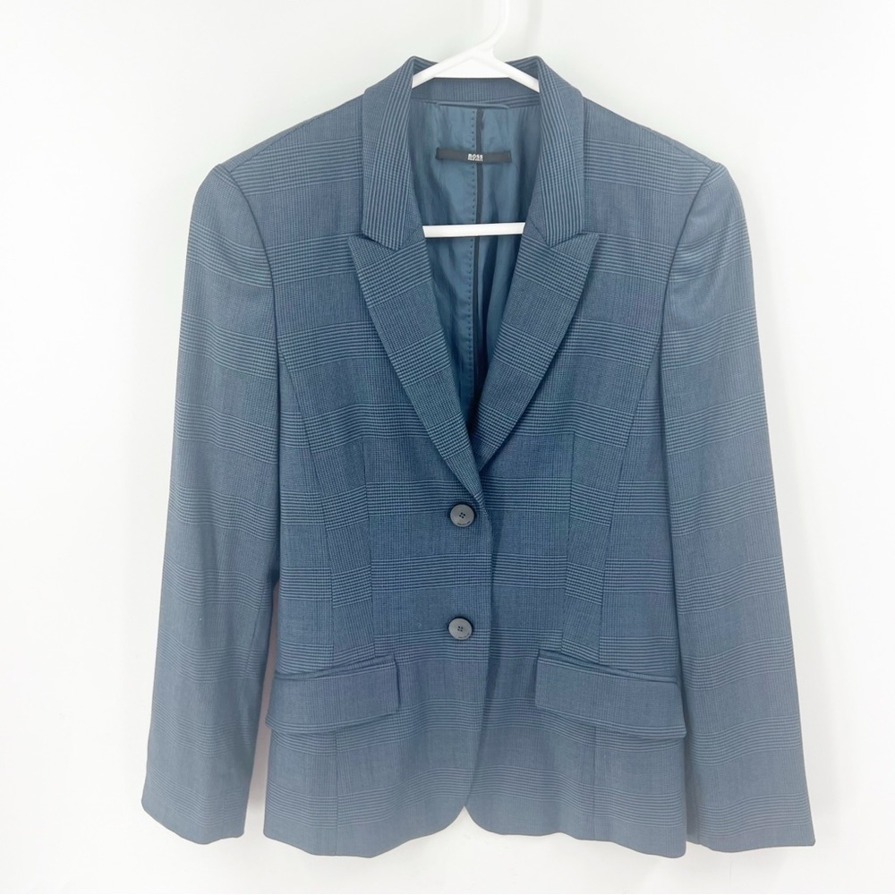 ✅ HUGO BOSS Jadena Women's Jacket IN NAVY SIZE 0